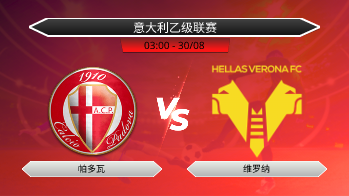 意大利乙级联赛 帕多瓦 VS 维罗纳