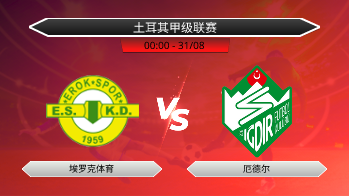 土耳其甲级联赛 埃罗克体育 VS 厄德尔