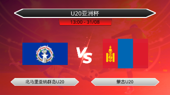 U20亚洲杯 北马里亚纳群岛U20 VS 蒙古U20